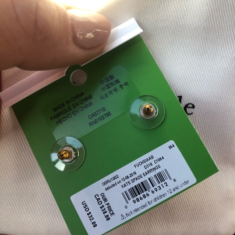 Kate Spade Rise & Shine Stud Earrings - Picture 6 of 7